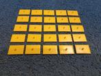 Partij O5=25x Lego trein plaatjes geel, Lego, Lego, Gebruikt, Lego