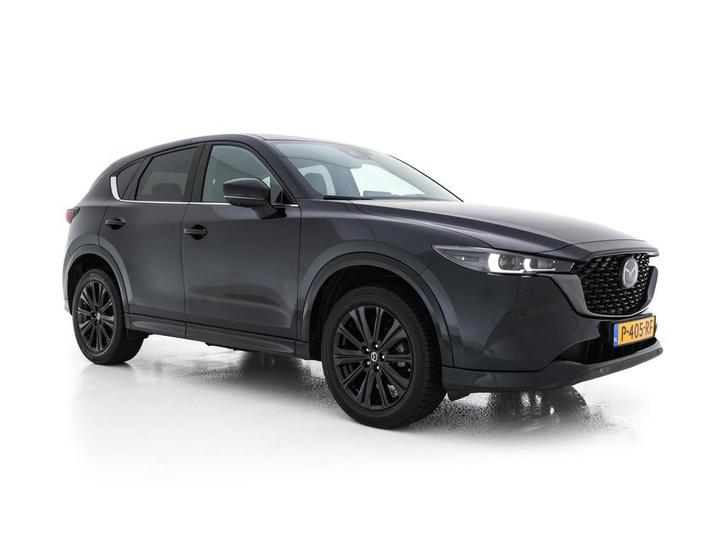 Mazda CX-5 2.0 SkyActiv-G 165 Homura-Pack (INCL-BTW) *LEATHE, Auto's, Mazda, Bedrijf, Te koop, CX-5, 360° camera, ABS, Achteruitrijcamera