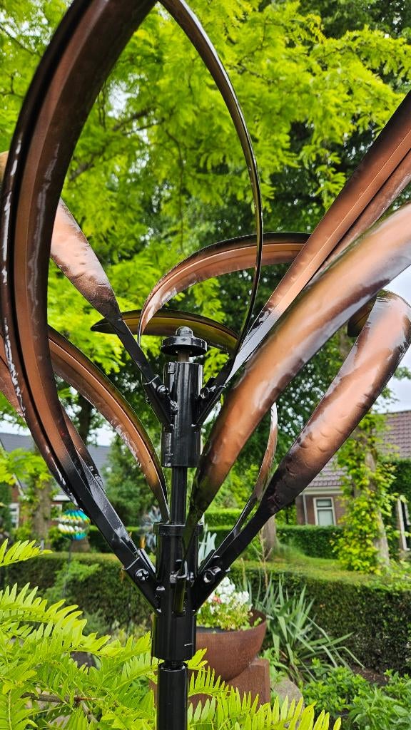 WINDMOLEN / PRAIRIE / TUINSTEKER / tuinbeeld / windspinner, Nieuw, Info@huisentuindecoratiemarie.nl, Huis en tuin decoratie marie