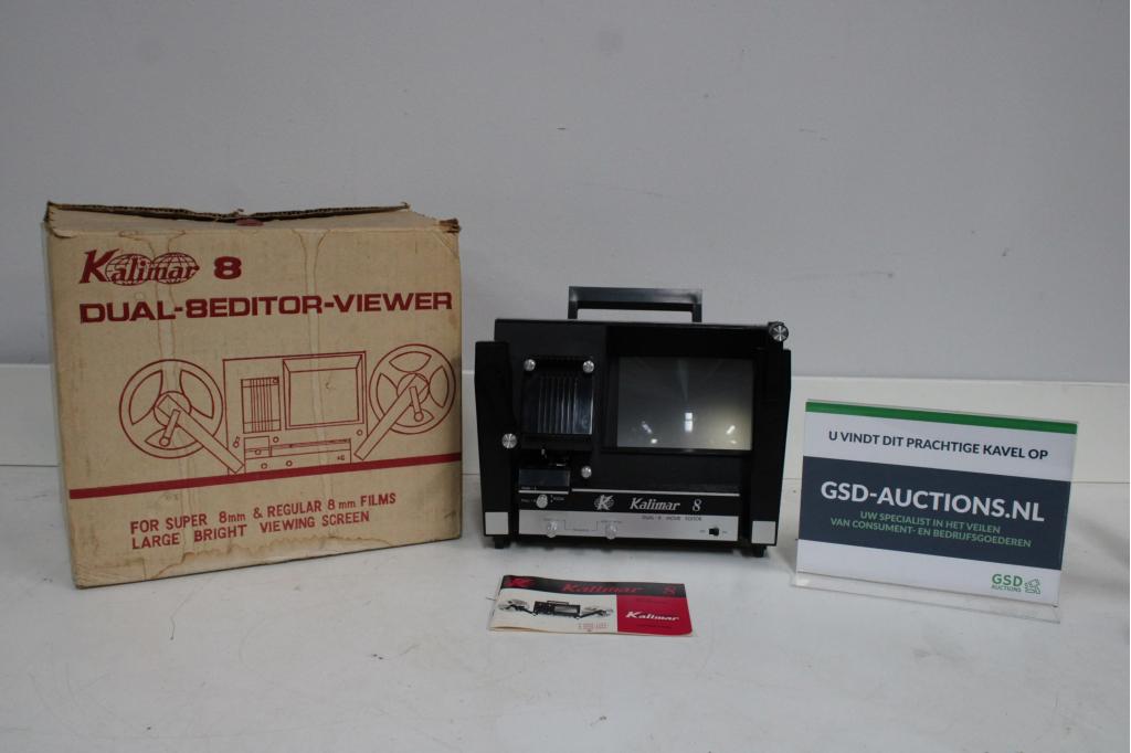 Vintage Kalimar 8 Dual Editor-Viewer, Ophalen of Verzenden