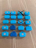 Playmobil blauwe koffertjes., Ophalen of Verzenden, Zo goed als nieuw