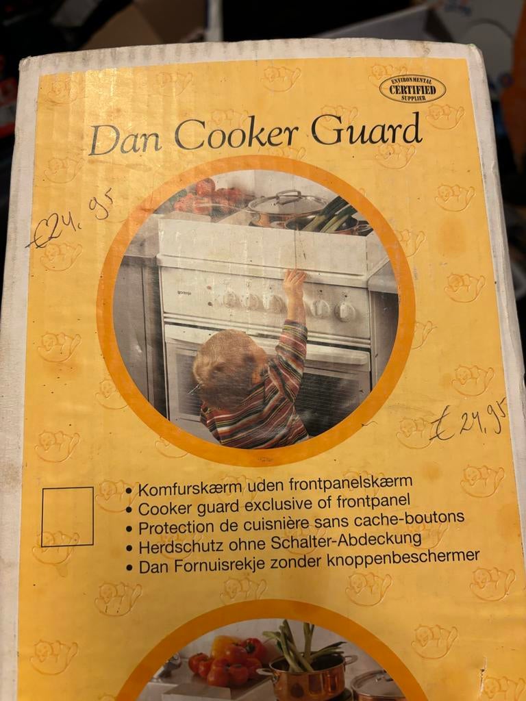 Baby Dan Cooker Guard Fornuisrekje, Ophalen, Nieuw, Klemhekje, Metaal of IJzer