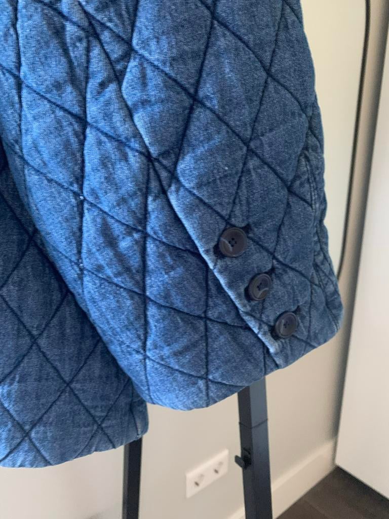 Shoeby Mieke oversized blazer blauw S/M, Verzenden, Zo goed als nieuw, Maat 36 (S), Blauw