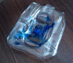 Asbak Glas Transparant Blauw, Ophalen of Verzenden, Zo goed als nieuw, Asbak