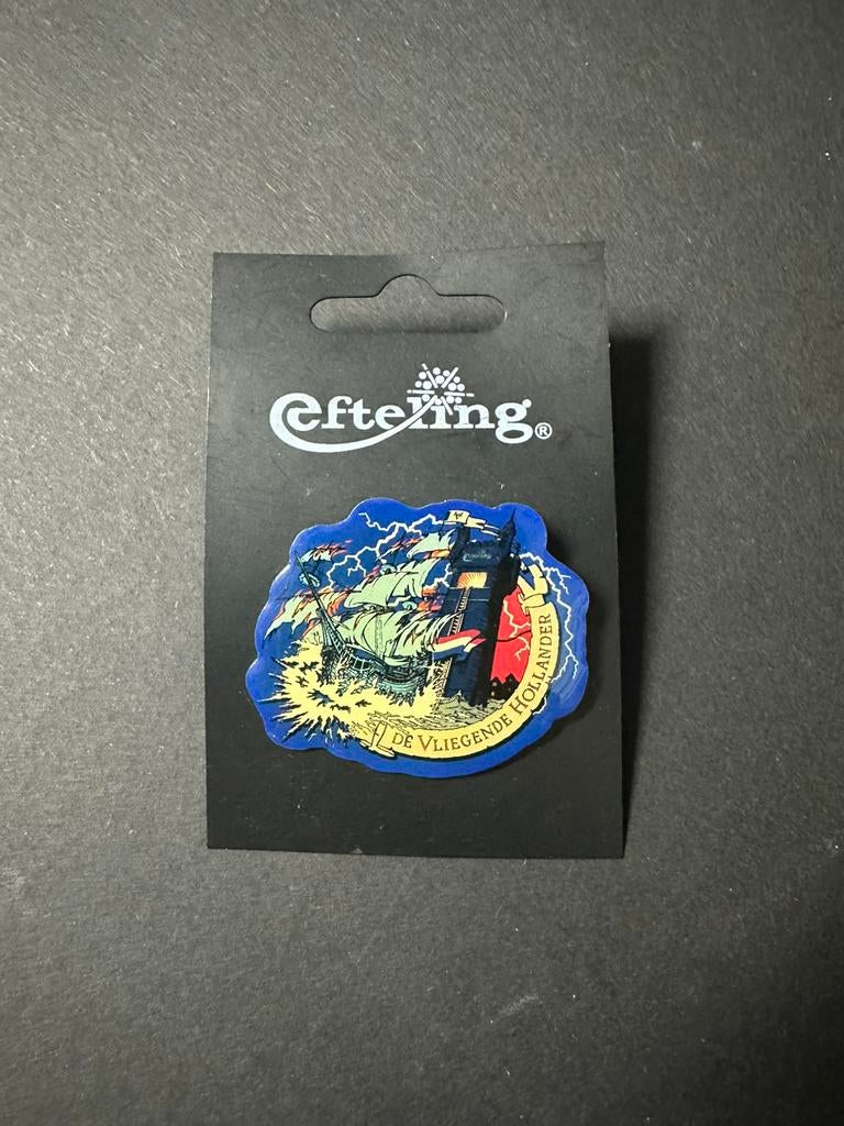 Efteling pin de vliegende Hollander, Verzamelen, Efteling, Ophalen of Verzenden, Nieuw, Button of Speldje