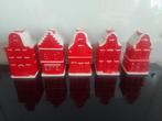 kerst huisjes postcodeloterij 1 tm 6, Verzamelen, Ophalen of Verzenden, Nieuw, Porselein, Bestek
