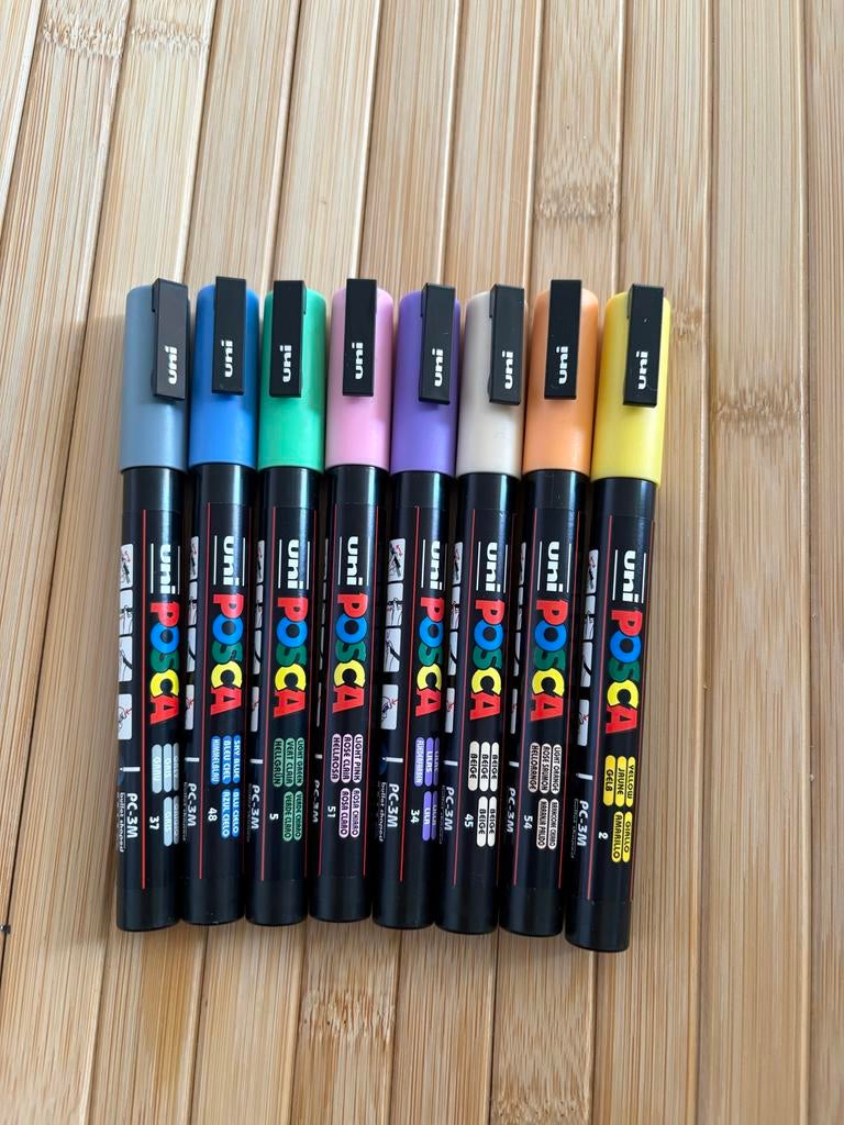 Ongebruikte Posca markers - pastel kleuren set, Ophalen of Verzenden, Nieuw, Potlood of Stift