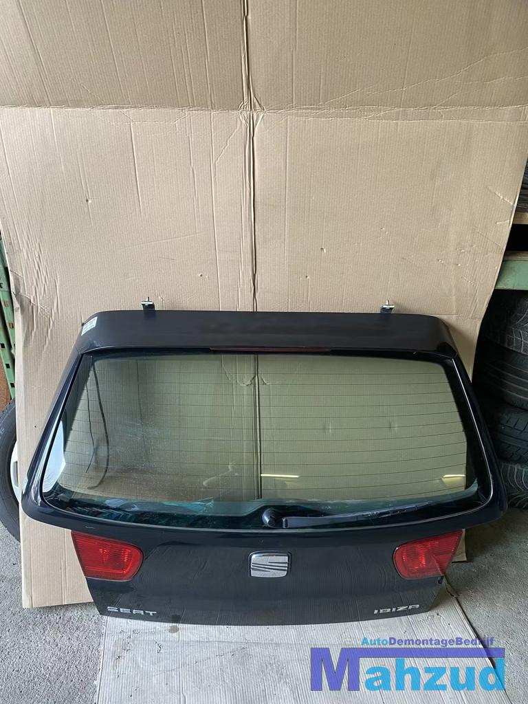 SEAT IBIZA 2 6K1 ZWART LC9Z achterklep achterdeur 5 deurs, Auto-onderdelen, Carrosserie en Plaatwerk, Deur, Seat, Achter, Gebruikt