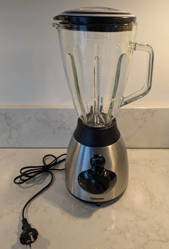 Tristar Blender - als nieuw - krachtig - grote glazen kan, Witgoed en Apparatuur, Blenders, Ophalen of Verzenden, Zo goed als nieuw
