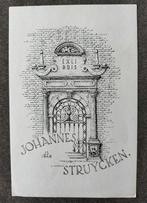 Exlibris Johannes Struycken (ipse fecit, 1948, architectuur), Ophalen of Verzenden