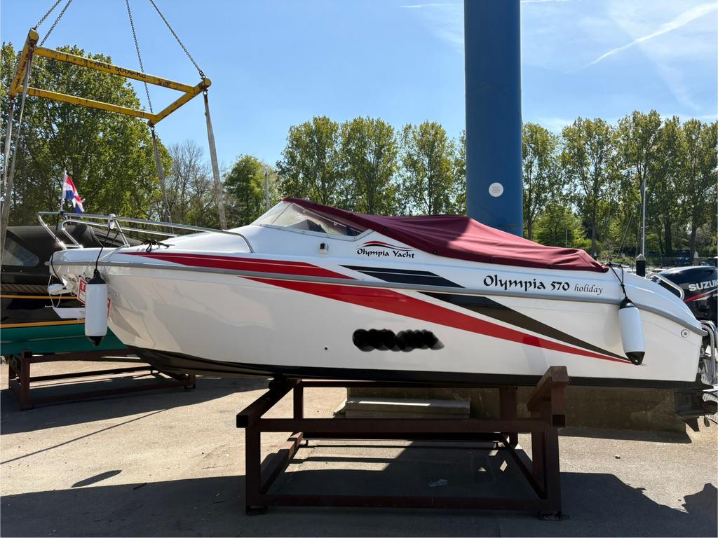 Speedboot Olympia uit 2021, Watersport en Boten, Speedboten, Ophalen, Zo goed als nieuw, Minder dan 70 pk, 3 tot 6 meter