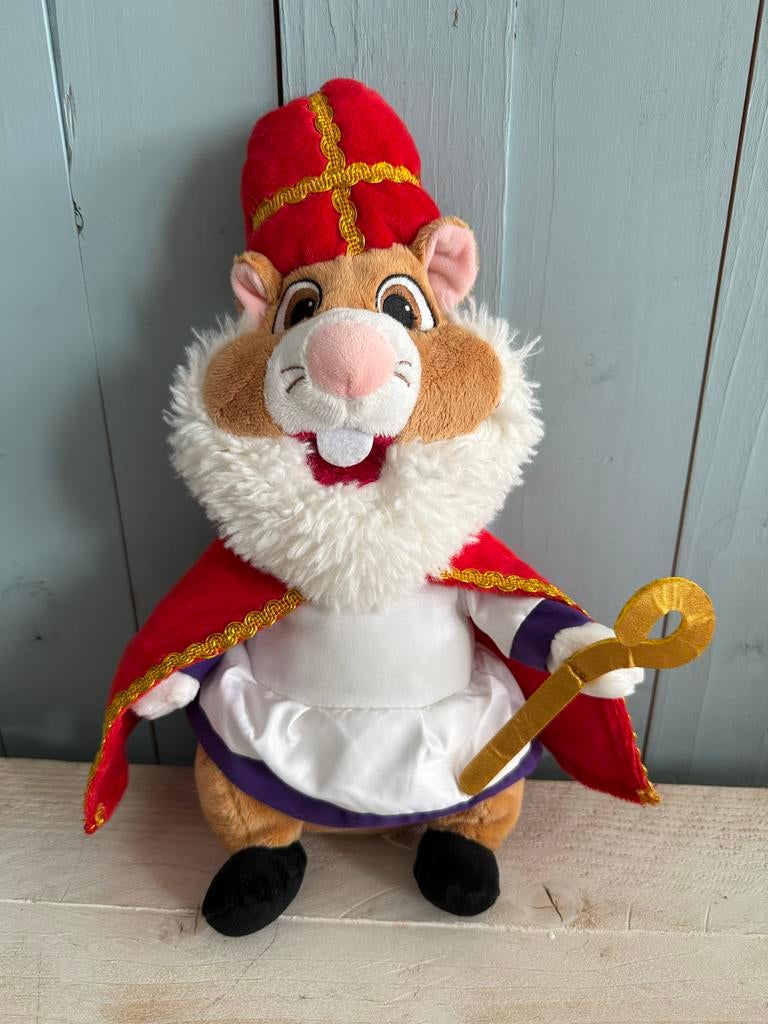 Albert Heijn Sinterklaas hamster knuffel, Albert Heijn, Hamster, Ophalen of Verzenden, Zo goed als nieuw