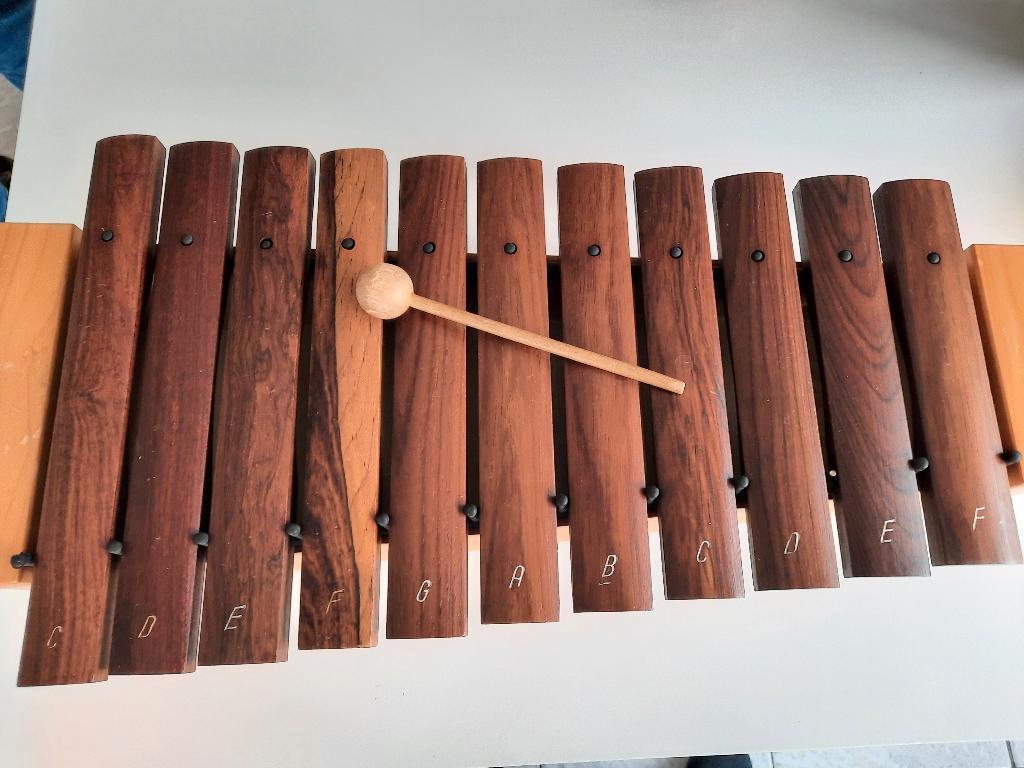 houten xylofoon, Ophalen, Zo goed als nieuw, Melodische percussie