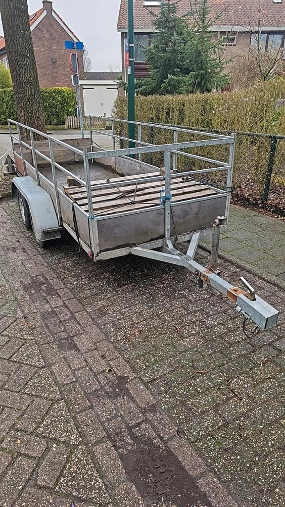 Dubbel assen aanhanger, Auto diversen, Aanhangers en Bagagewagens, Ophalen