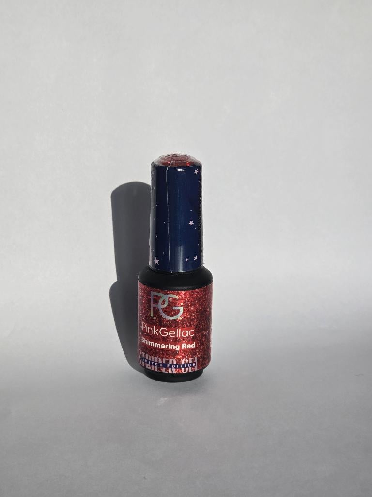 Pink Gellac Shimmering Red Striper Limited Edition, Nieuw, Ophalen of Verzenden, Rood, Handen en Nagels