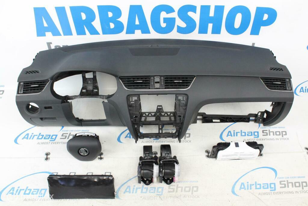 Airbag set Dashboard speaker halogeen Skoda Octavia, Gebruikt, Ophalen of Verzenden