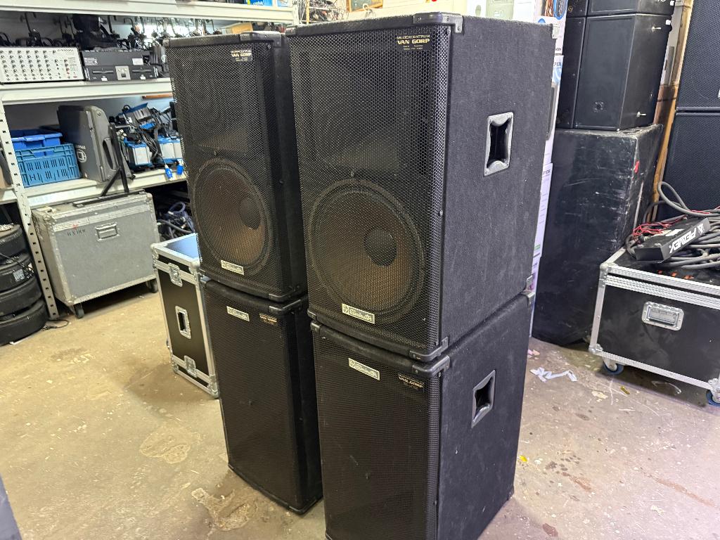 EV Electro Voice Eliminator speaker set (tops + subs), Audio, Tv en Foto, Luidsprekers, Overige merken, Gebruikt, Ophalen of Verzenden