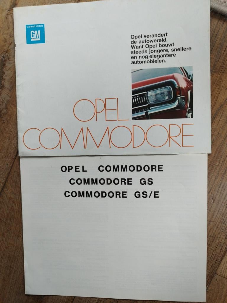 Opel Commodore brochure uit 1970 met technische bijlage, Boeken, Opel, Zo goed als nieuw, Opel, Ophalen of Verzenden