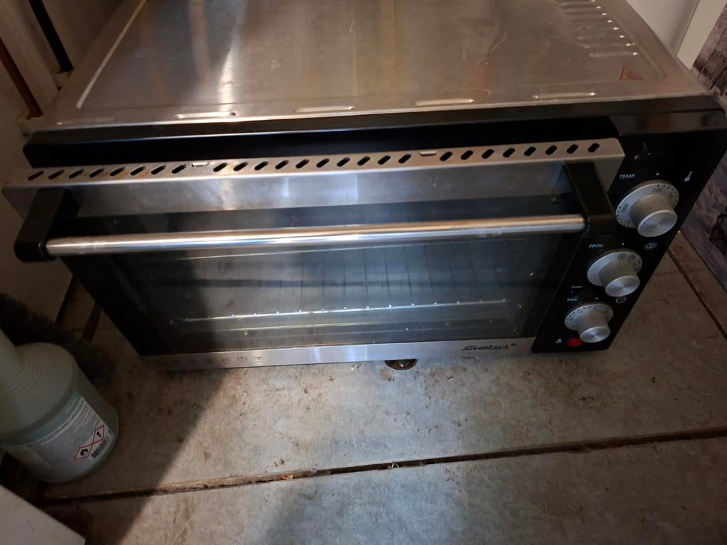 Elektrische Mini-Oven Steba - Compact en Veelzijdig, Minder dan 45 cm, Gebruikt, Ophalen of Verzenden, Oven met grill
