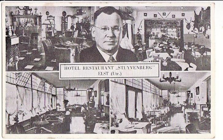 Elst Restaurant Stuyvenberg.ca. 1950 (?), Verzamelen, Ansichtkaarten | Nederland, Ongelopen, Gelderland, 1940 tot 1960, Verzenden