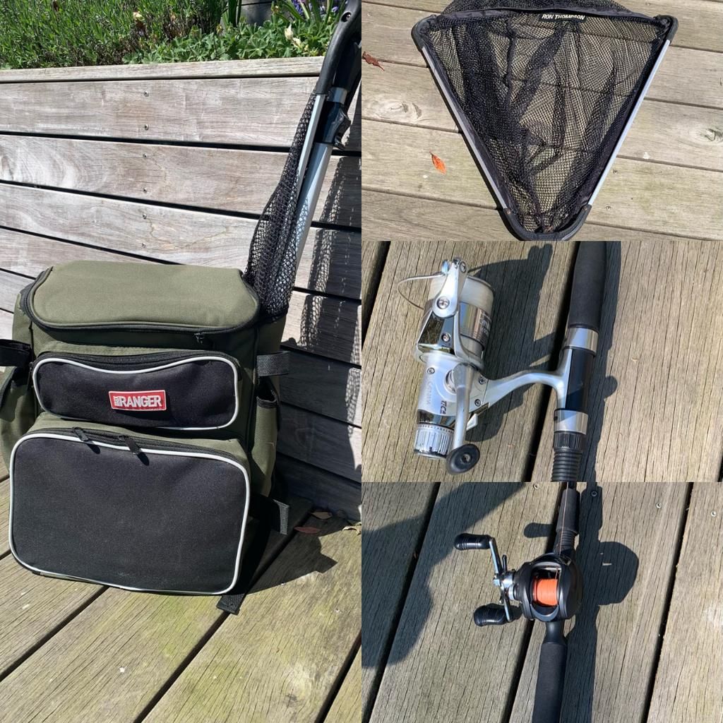 Zeer complete visset of los, Ophalen of Verzenden, Zo goed als nieuw, Koffer of Tas