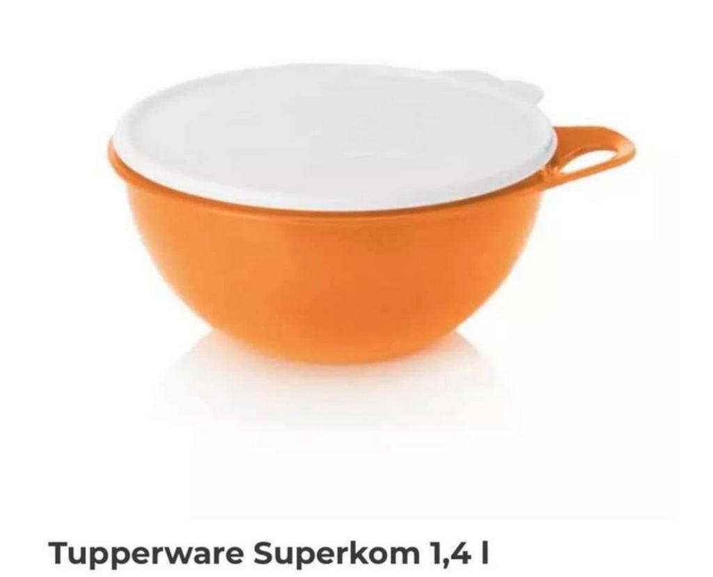 Tupperware Superkom # 1,4 liter, Ophalen of Verzenden, Nieuw, Bak of Kom