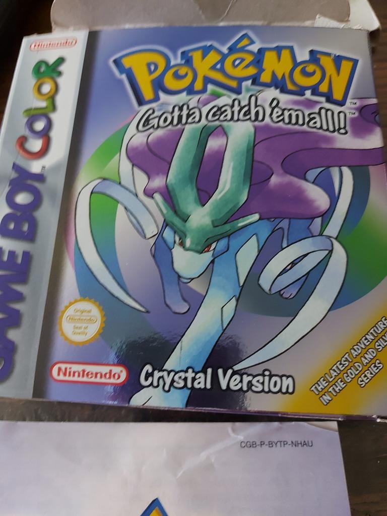 Pokémon Crystal Version Game Boy Color, Spelcomputers en Games, Games | Nintendo Game Boy, 1 speler, Ophalen of Verzenden, Zo goed als nieuw