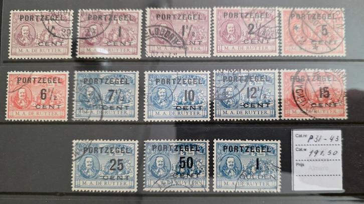 NVPH P31-43 Gebruikt, Postzegels en Munten, Postzegels | Nederland, Ophalen of Verzenden
