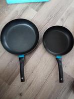 Bk koekenpannen 24 en 28cm voor op gas, Ophalen of Verzenden, Gebruikt, Koekenpan of Braadpan