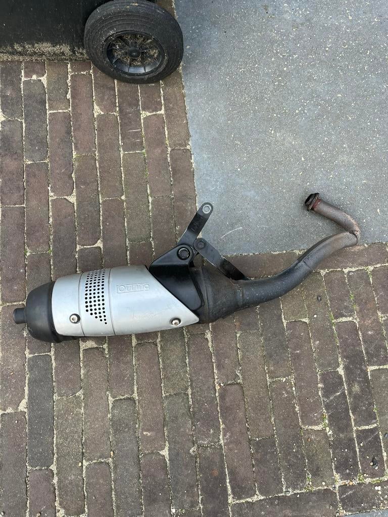 Leovince touring uitlaat piaggio 50/70cc, Ophalen of Verzenden, Gebruikt, Uitlaat