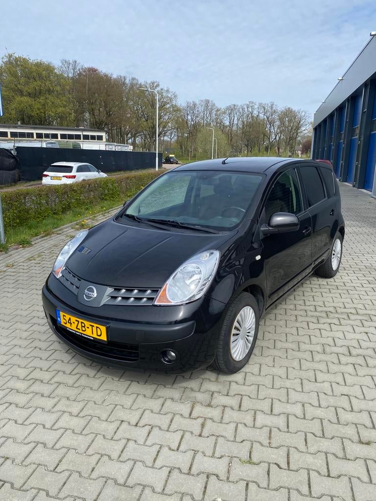 Nissan Note 1.6 16V TEKNA 2008 AIRCO CRUISE CONTR, Auto's, Voorwielaandrijving, 15 km/l, 4 cilinders, Leder en Stof