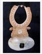 XL Papoea woondecoratie ketting schelp parelmoer, Ophalen of Verzenden