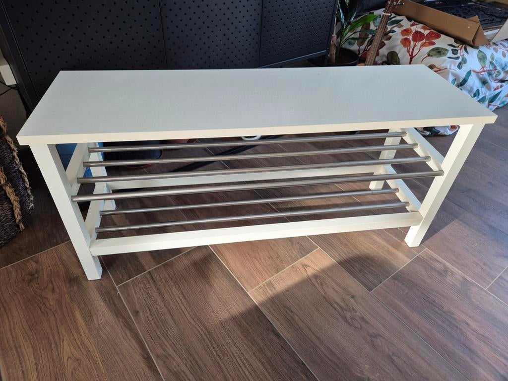Ikea bank met schoenenrek, Ophalen of Verzenden