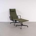 2x Vitra Eames EA 124 + EA 125 Set Groen Hopsak - Zwart, Huis en Inrichting, Fauteuils, Niet ingevuld, Niet ingevuld, 75 tot 100 cm