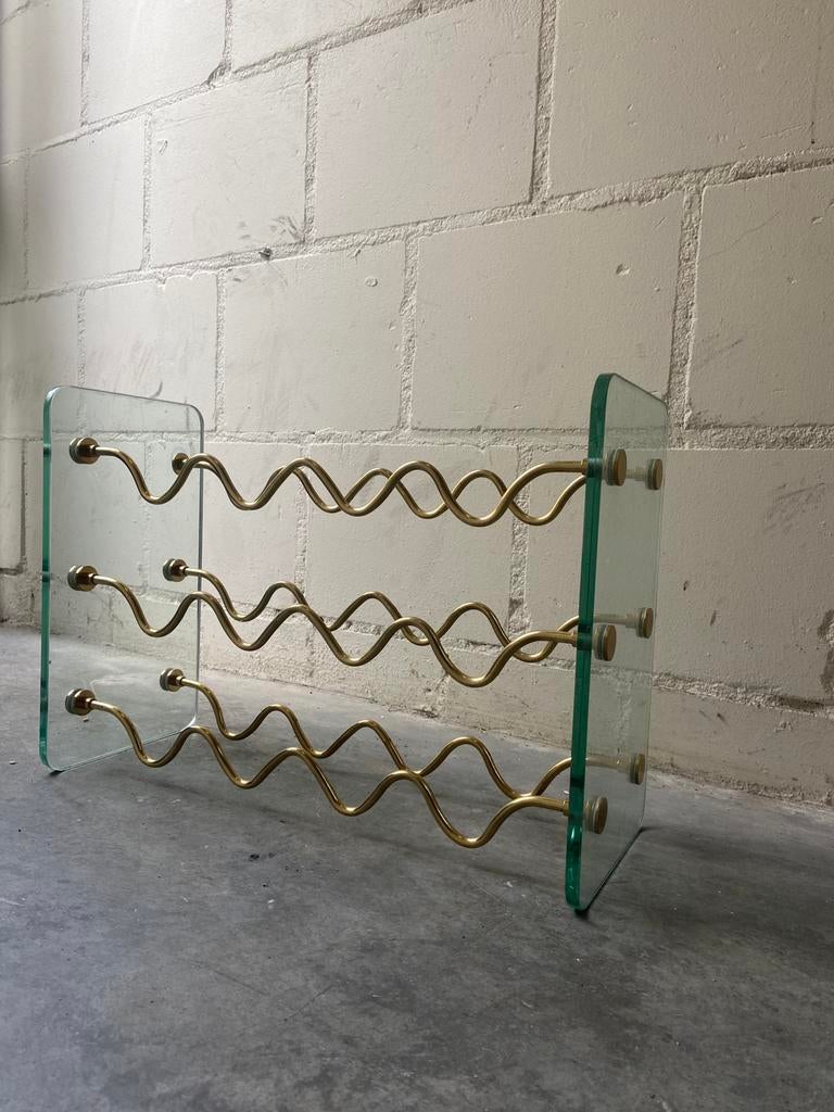 Wijnrek, Huis en Inrichting, Woonaccessoires | Wijnrekken, Ophalen, 5 tot 15 flessen, Zo goed als nieuw, Metaal