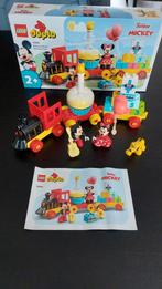 Duplo Mickey & Minnie Verjaardagstrein 10941, Ophalen of Verzenden, Zo goed als nieuw, Complete set, Duplo