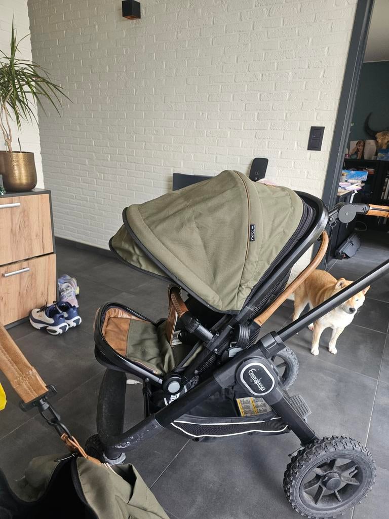 Emmaljunga NXT90 kinderwagen, Overige merken, Gebruikt, Ophalen of Verzenden, Verstelbare duwstang