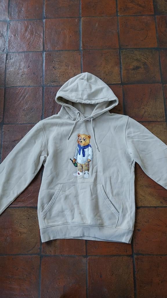 Baron Filou, hoodie, maat S., Kleding | Heren, Truien en Vesten, Baron Filou, Beige, Ophalen of Verzenden, Zo goed als nieuw
