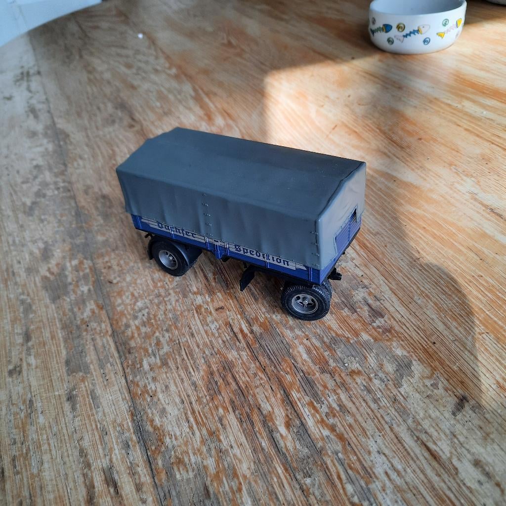 Minichamps Dachser aanhanger, Ophalen of Verzenden, Zo goed als nieuw, Bus of Vrachtwagen, MiniChamps