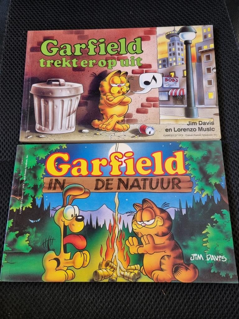 GARFIELD , Jim Davis. 6x mooie staat., Meerdere stripboeken, Ophalen of Verzenden, Zo goed als nieuw