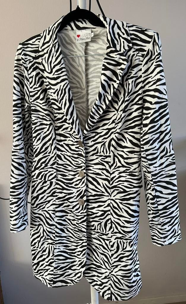 Lange blazer Helena Hart maat S, Maat 38/40 (M), Zwart, Ophalen of Verzenden, Zo goed als nieuw