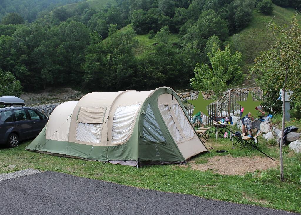 Bardani Modena prestige line 4 persoons tent, Caravans en Kamperen, Tenten, Ophalen, Gebruikt, Tot en met 4