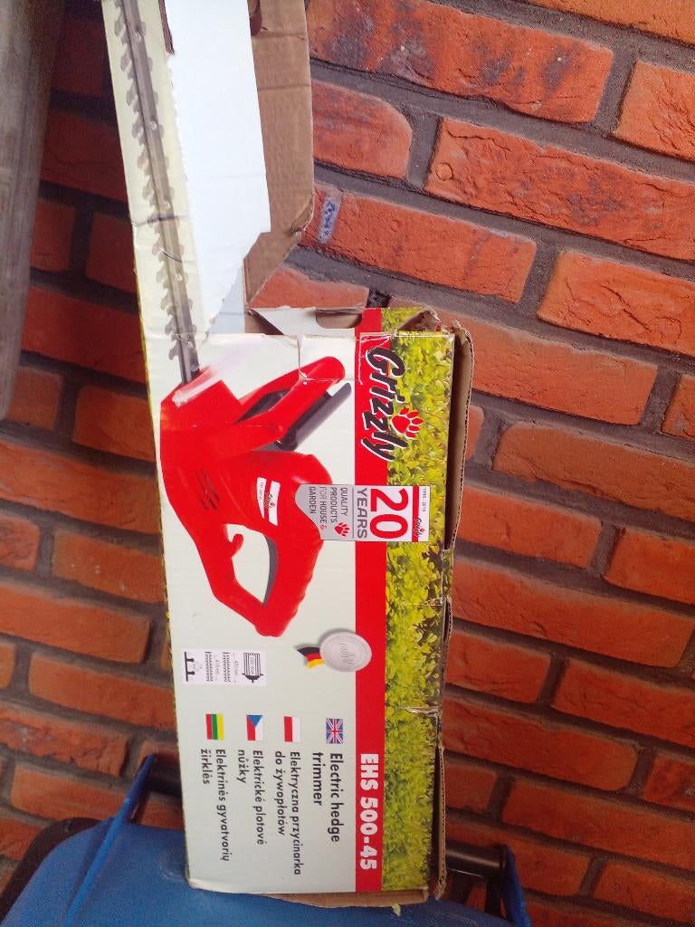 Heggentrimmer, Ophalen of Verzenden, Zo goed als nieuw, Elektrisch, Grizzly