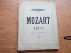 MOZART TRIOS - PIANO + VIOOL + CELLO, Muziek en Instrumenten, Bladmuziek, Gebruikt, Klassiek, Ophalen of Verzenden, Viool of Altviool
