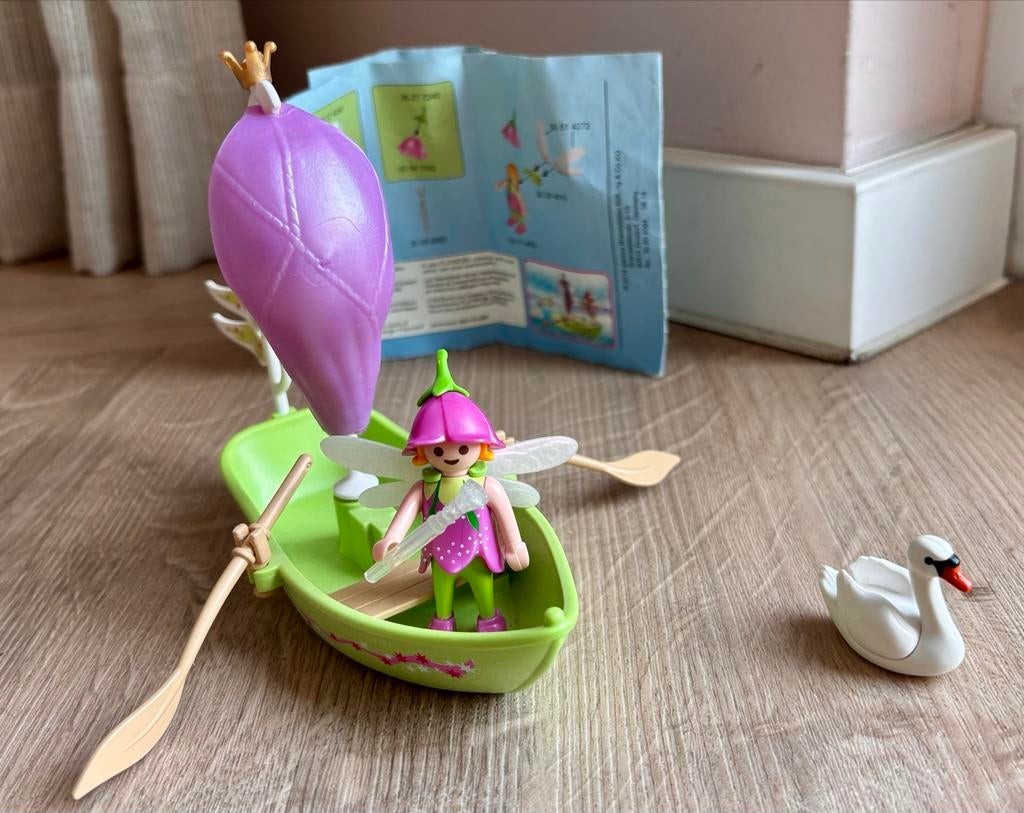 Playmobil Fee met bootje en zwaan - 9105, Ophalen of Verzenden, Gebruikt, Meisje