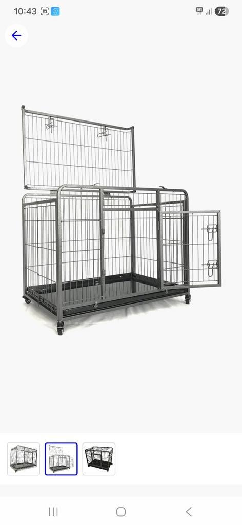 Heavy duty hondenbench XXL, Ophalen