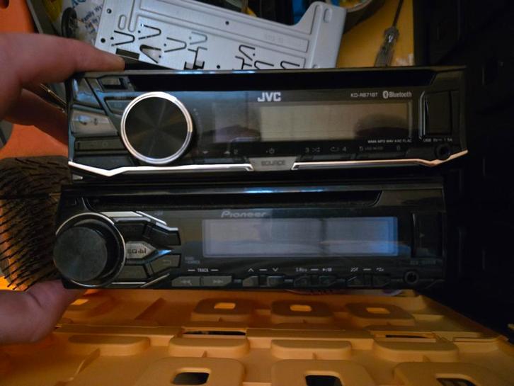 2x 1din autoradio, Auto diversen, Autoradio's, Gebruikt, Ophalen of Verzenden