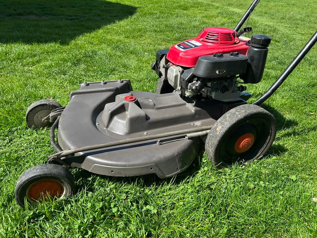 Victa super 24 met Honda GX Ruwterrein, hooggras, bermmaaier, Tuin en Terras, Ophalen, Cirkelmaaier, Zo goed als nieuw, Benzine-grasmaaier