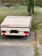 Esterel vouwwagen met grote voortent, Caravans en Kamperen, Vouwwagens, Ophalen, Beige, Tot en met 3, Aanwezig