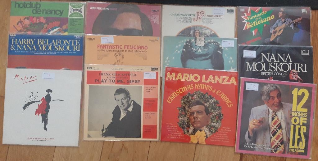 Partij van 35 LP's Diverse Engelstalig, Cd's en Dvd's, Vinyl | Overige Vinyl, Ophalen, Gebruikt, 12 inch